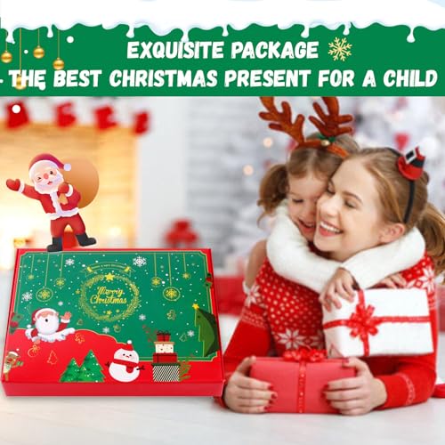 Felt Christmas Tree with 34 Ornaments and String Light A728