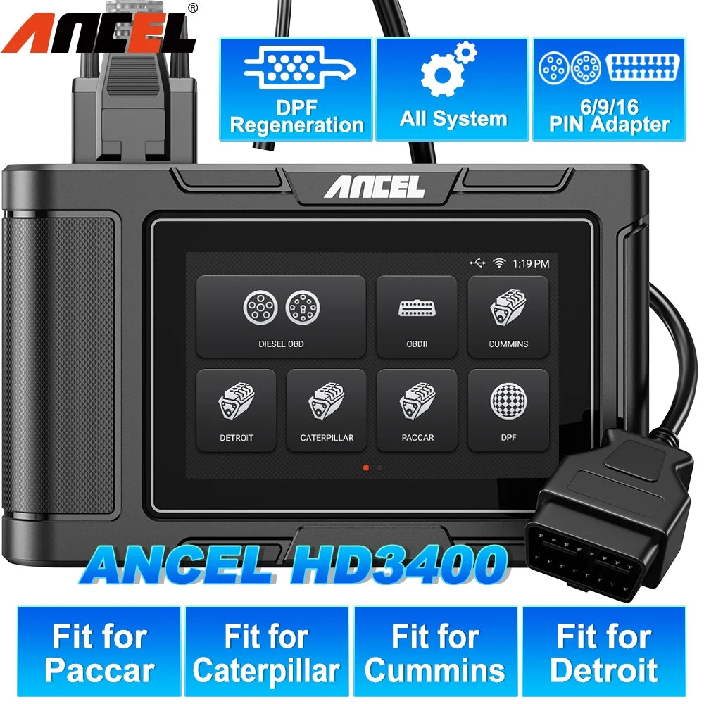 Diesel Truck Scanner Heavy Duty Diagnostic Tool Code Reader H685194