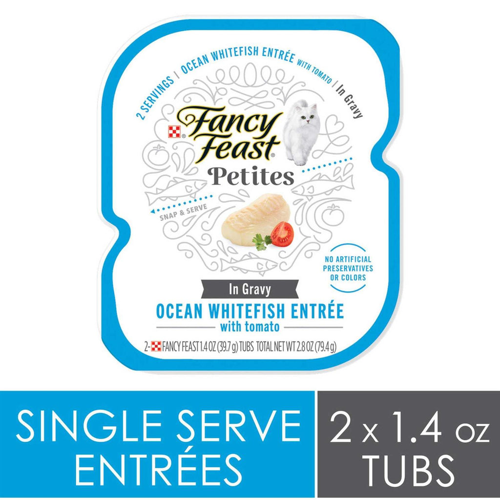 Ocean Whitefish Entree with Tomato in Gravy Wet Cat Food O6516
