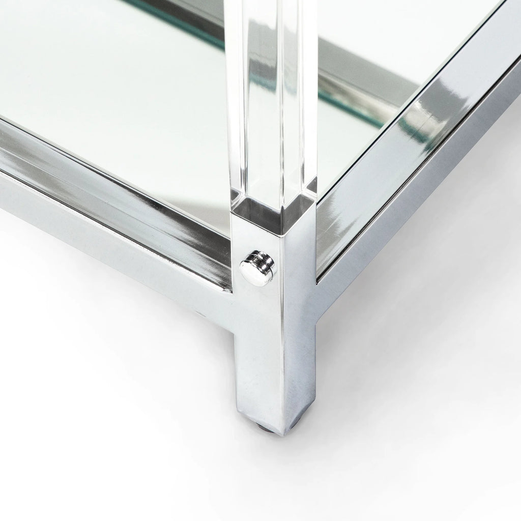 Glass Top Console Table Y835