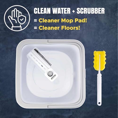 Spin Mop & Bucket Set with 5 Pads K79881
