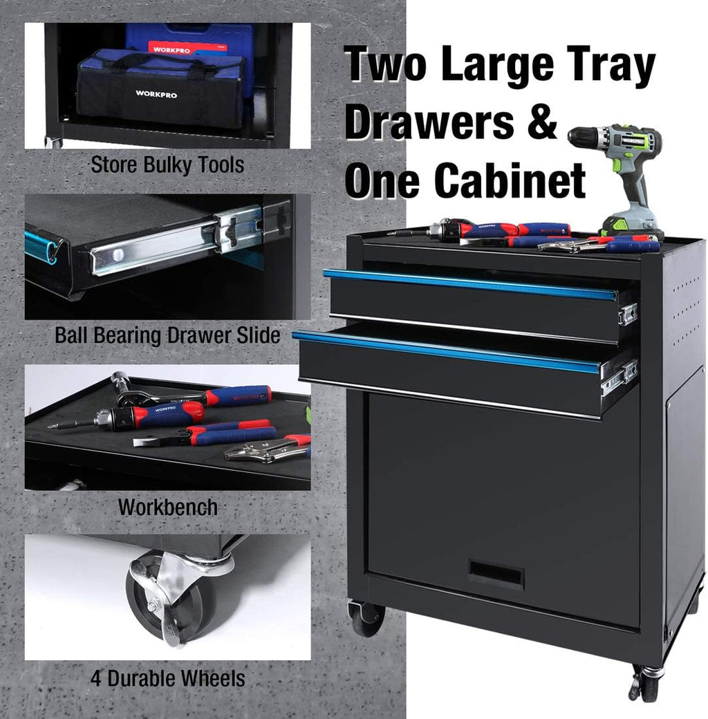 5 Drawer Rolling Metal Tool Chest H1570