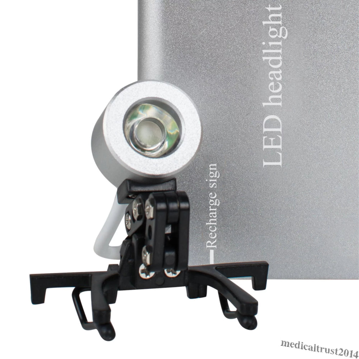 Silver Portable Head Light Lamp 1W LED G8783
