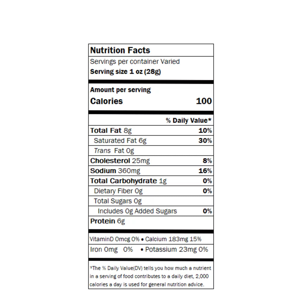 100% Wisconsin Gouda Cheese Blocks 6-4oz T9285