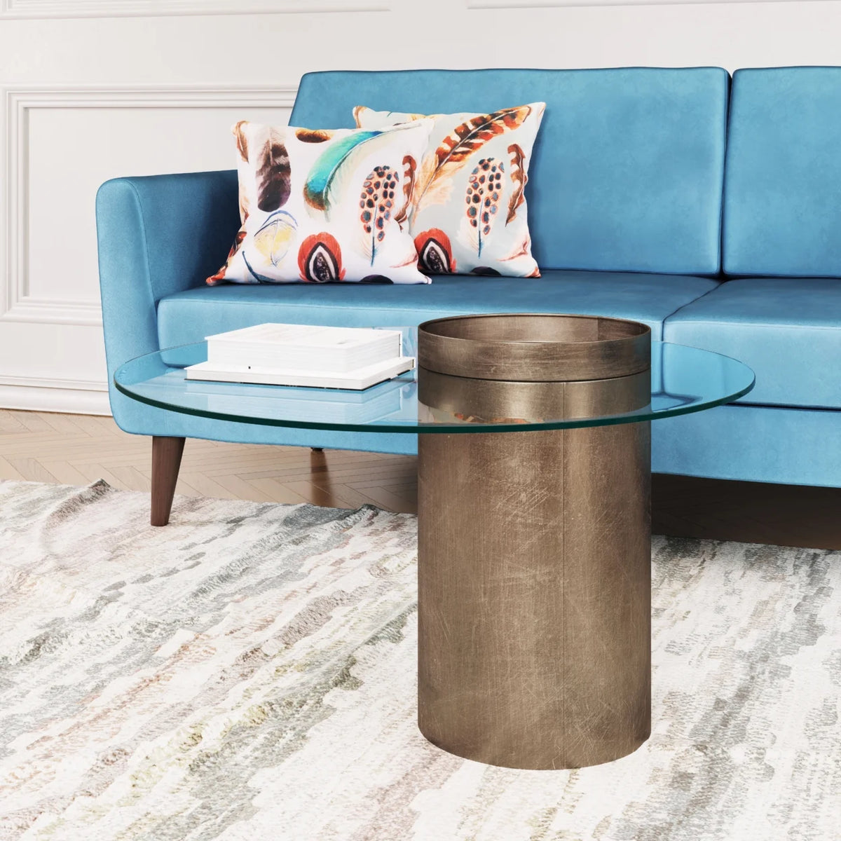 Coffee Table Antique Gold X4982