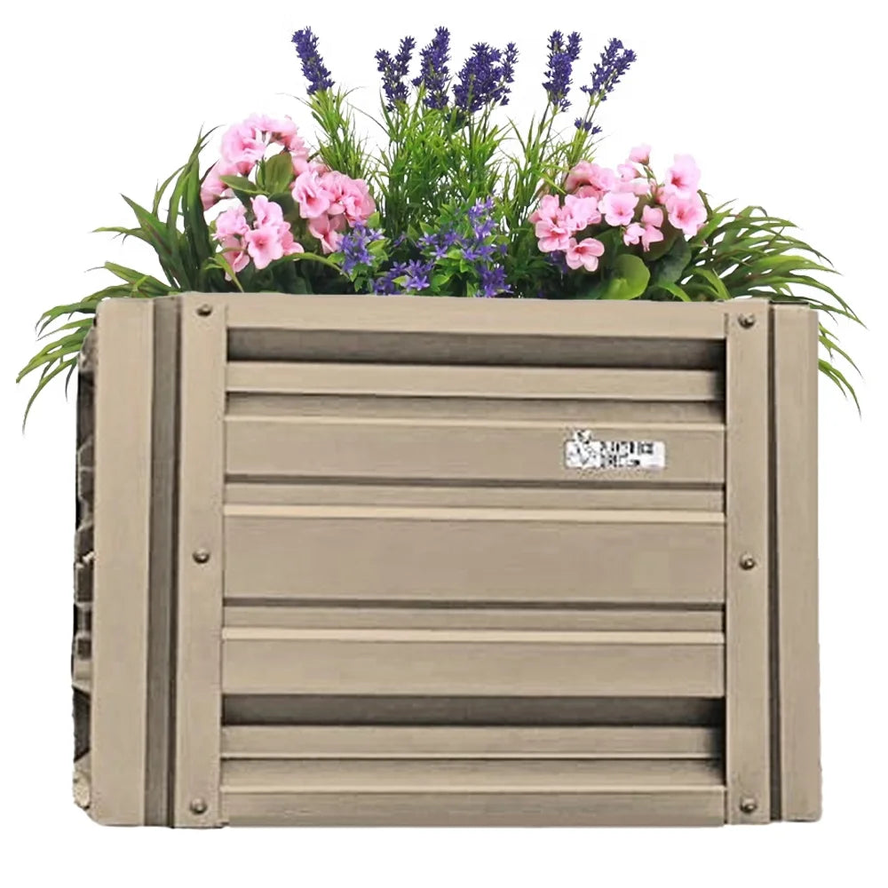 2 x 2 Metal Planter Box Galvalume Steel 24 x 24" Z83256