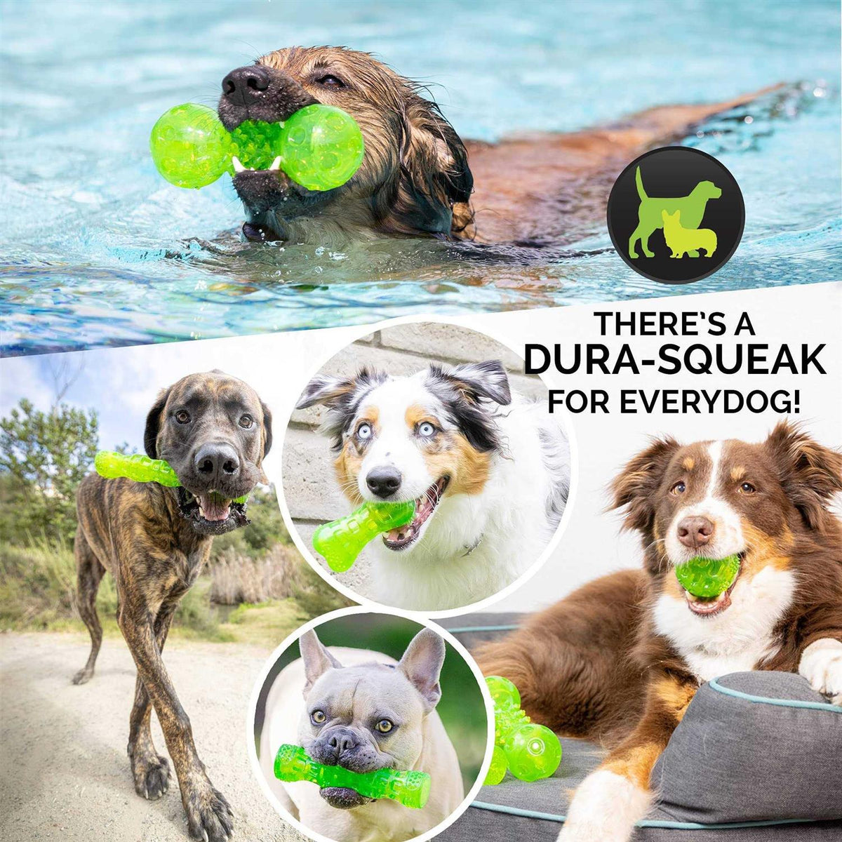 Dura-Squeaks Dog Toy Stick Q141890