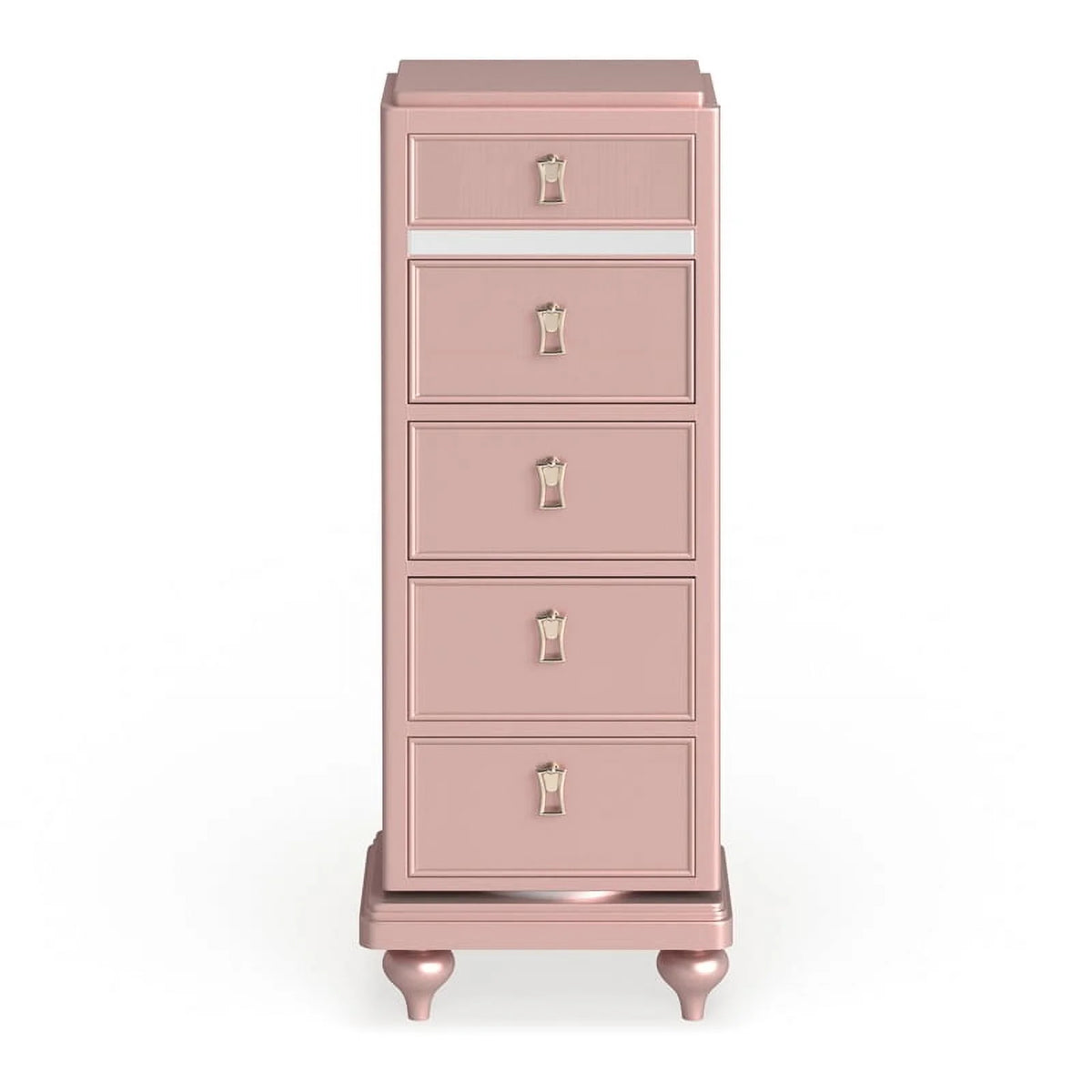 Wood Swivel Chest with Mirror V580123