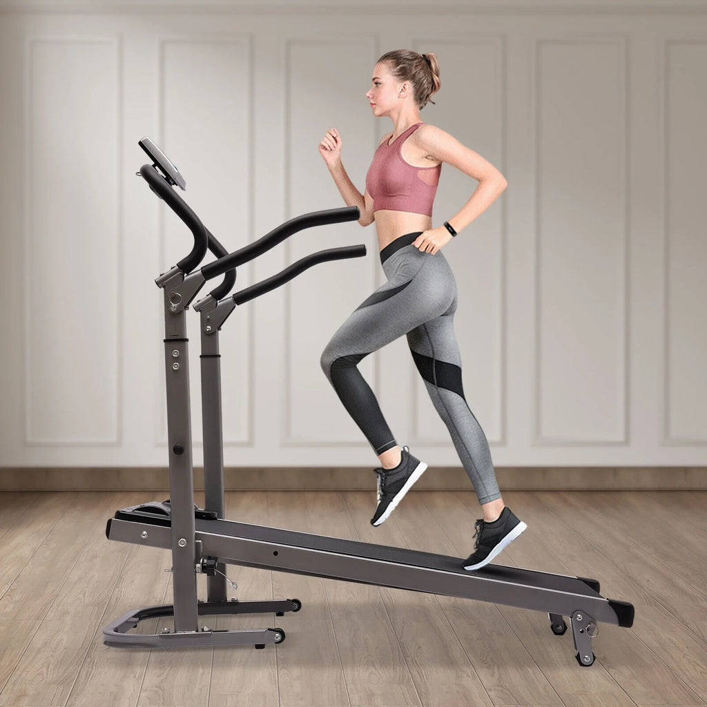 22'' Wide Folding Treadmill Low Noise Running Machine T572568