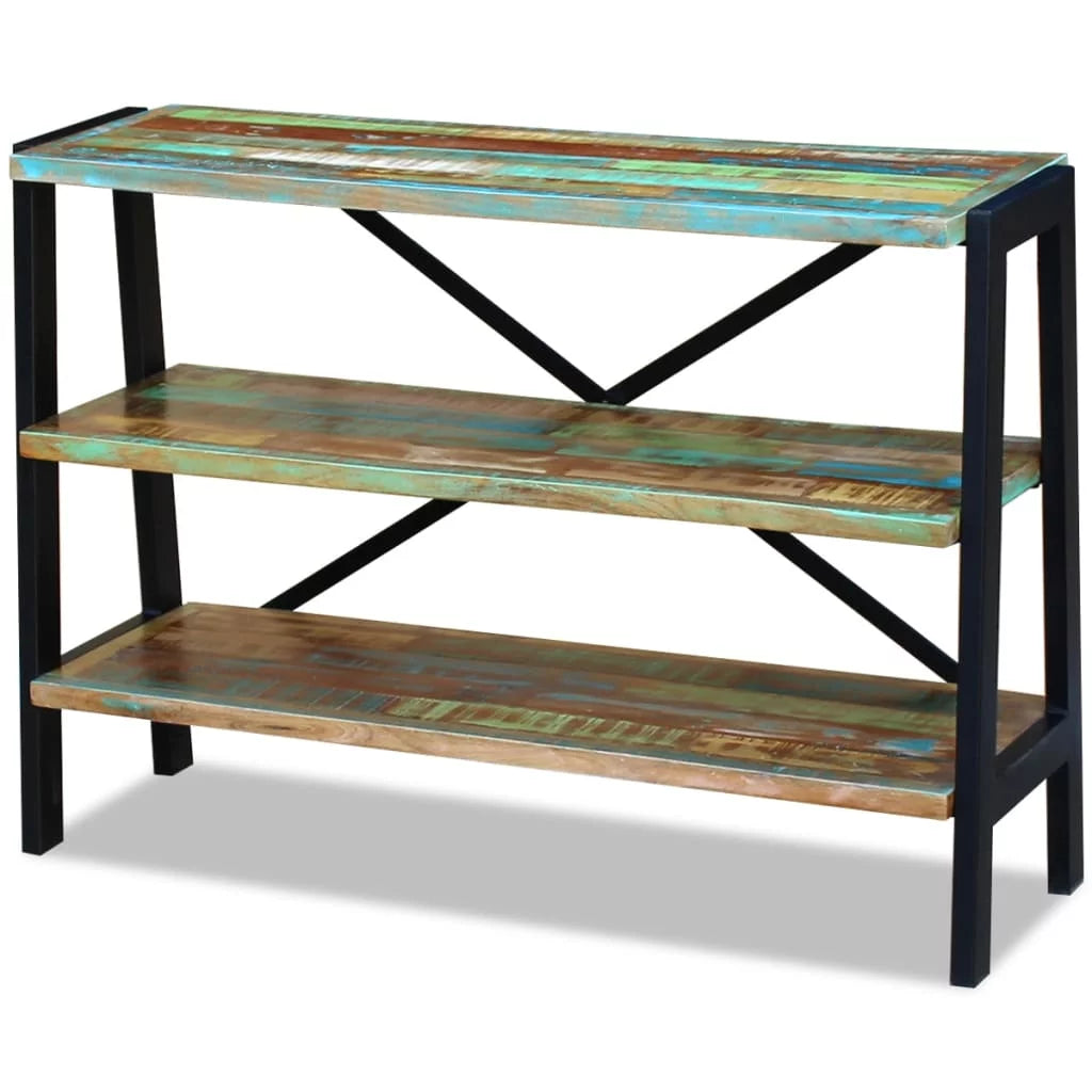 Sideboard 3 Shelves Solid Reclaimed Wood O533