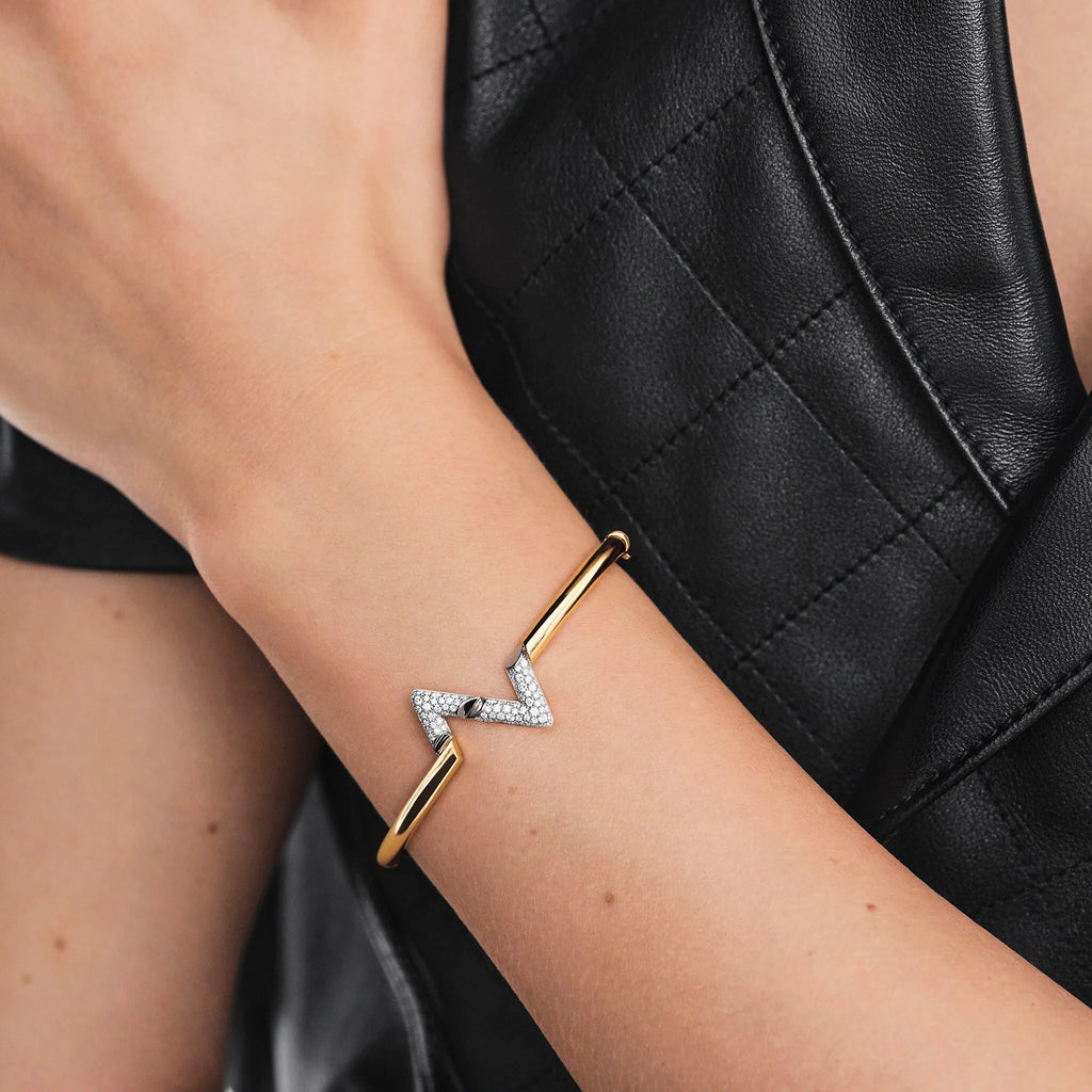 Yellow and White Gold and Diamond Bracelets A297