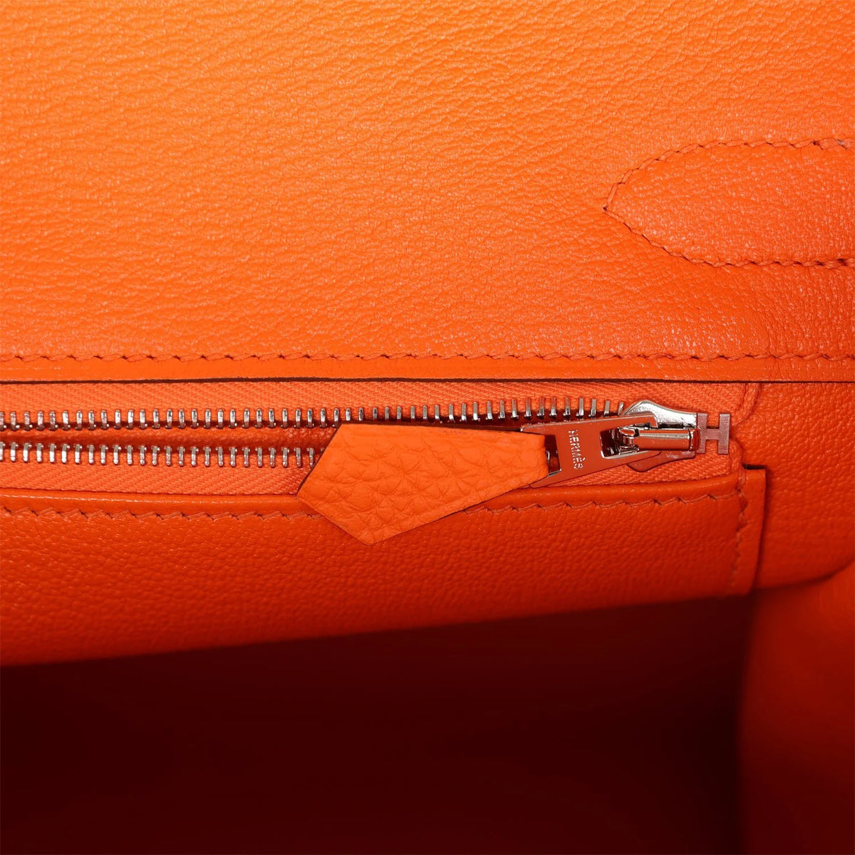 Orange Togo Leather Handbag G2389