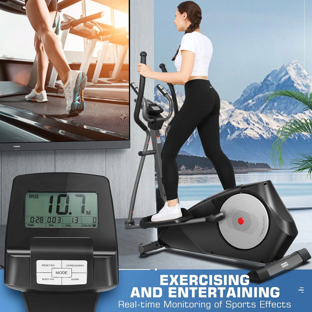 Elliptical Machine with 22 Resistance Levels, LCD Display A977118