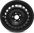 16 Inch 5 Lug Black Steel Wheel V7588