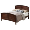 Cappuccino King Size Panel Bed T168426