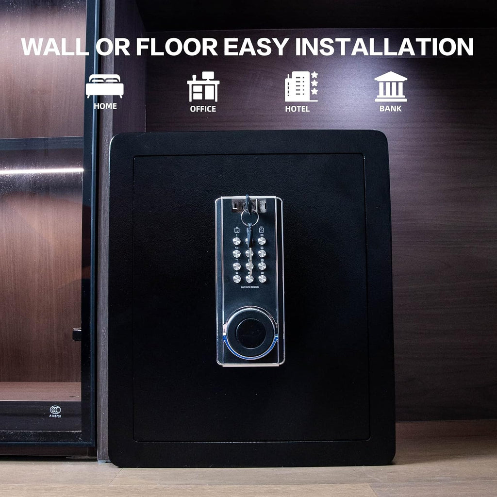 2.05 Cub Security Safe with Digital Keypad LED Light D1656