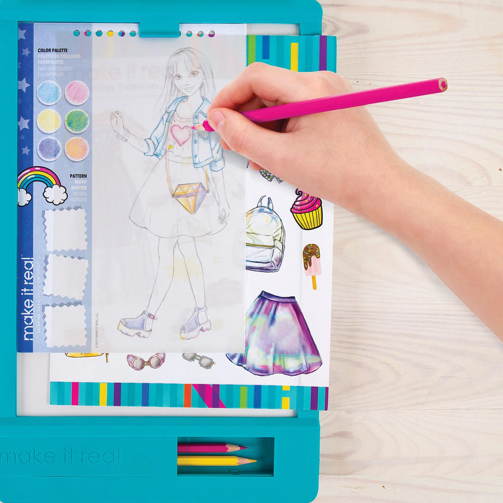 Fashion Design Tracing Light Table 8 Piece Kit D32748