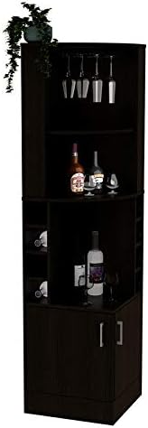 Black Corner Bar Cabinet A9772