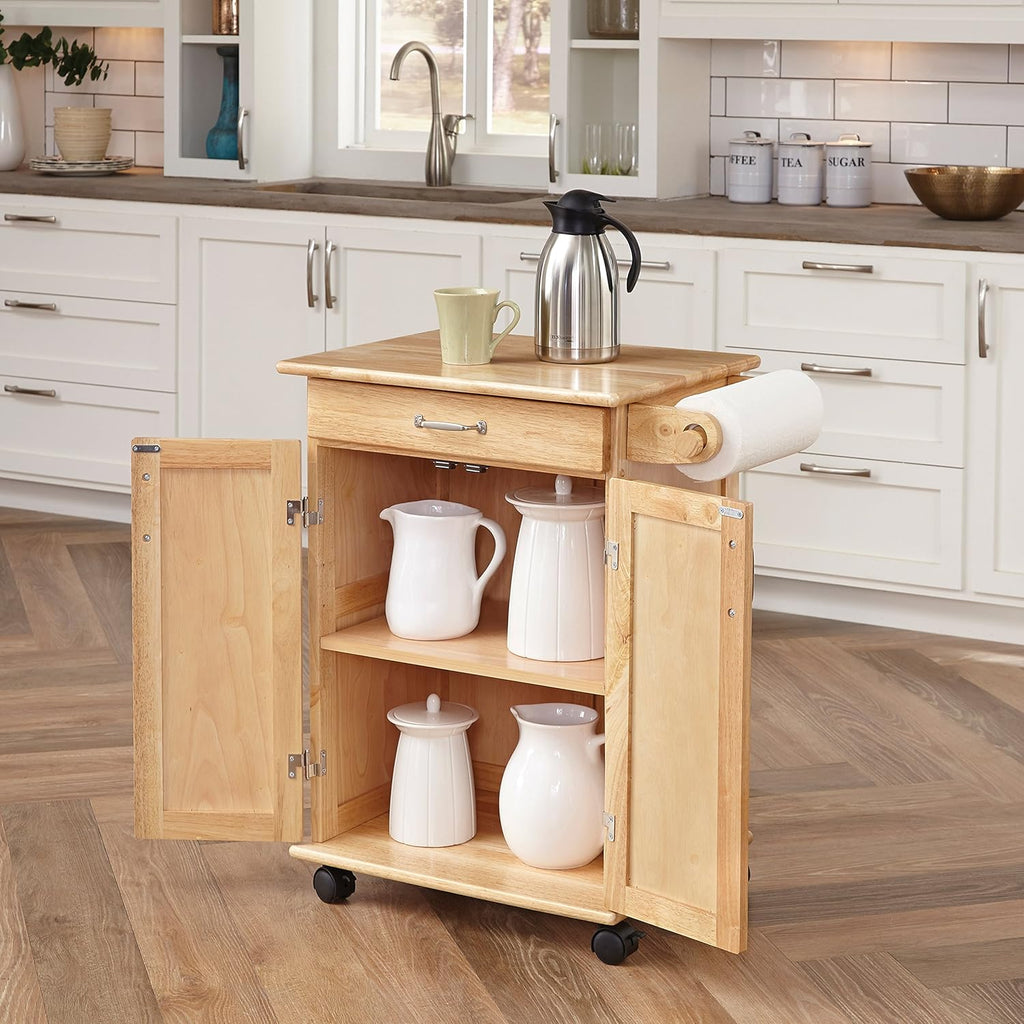 Kitchen Cart with Natural Finish L968