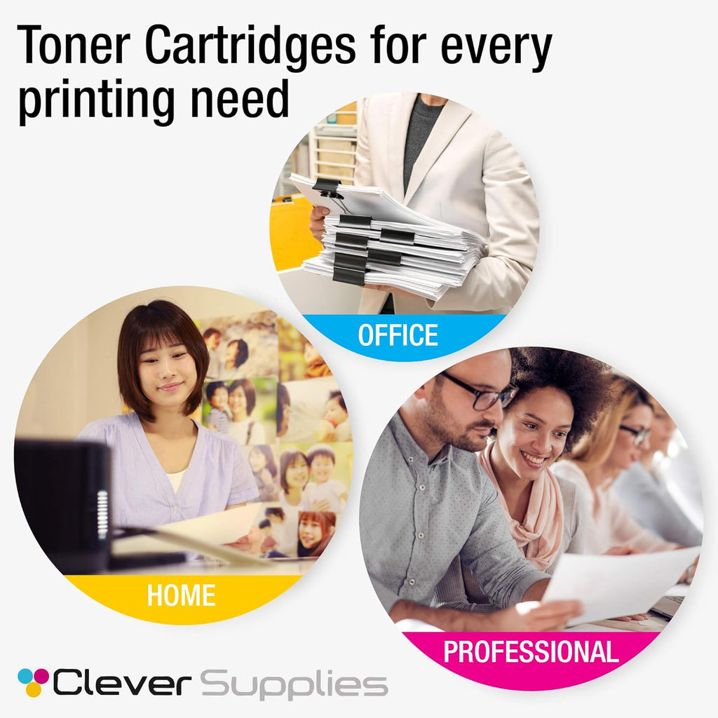 Compatible Black Cyan Yellow Magenta Toner Cartridge 5 Color Set E768
