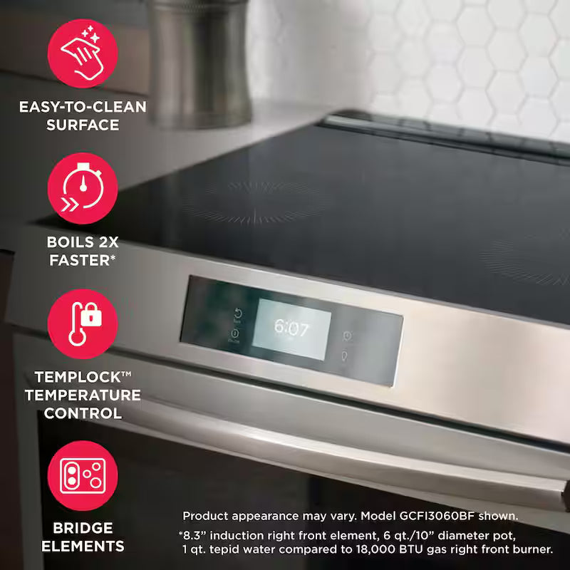 5.3 cu. ft. Induction Range with Convection in Stainless Steel G6657