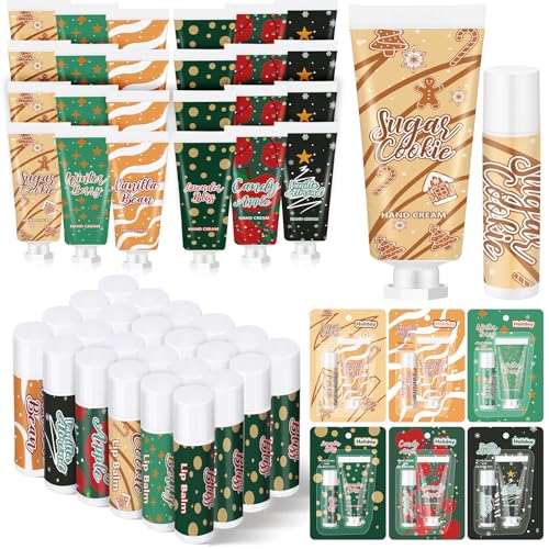 Christmas Hand Cream and Lip Balm Gift Set 48pcs Z30731