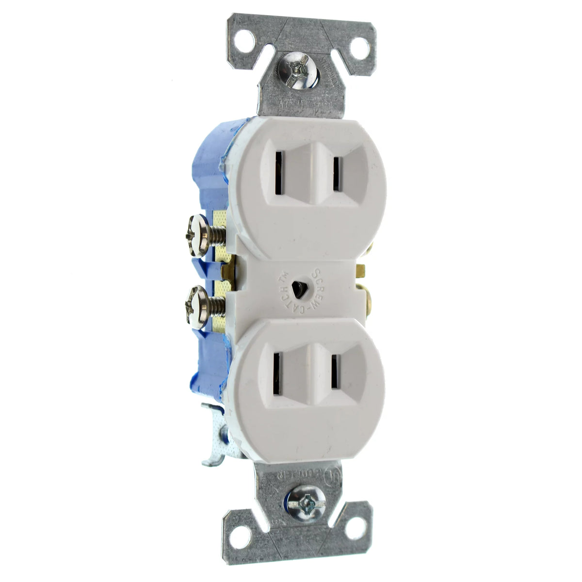 White 15-Amp 120-Volt Duplex Outlet 100-Pack I979