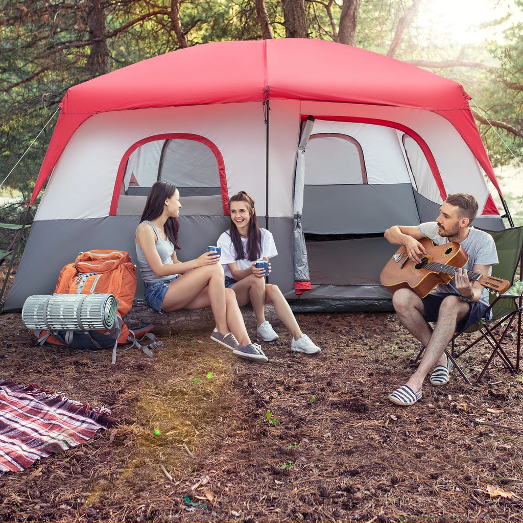 14 Person Cabin Tent with Dividers Curtain I17880