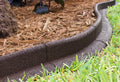 Black Rubber No Dig Landscape Garden Border Edging 3 x 48 Pack 6 R2265