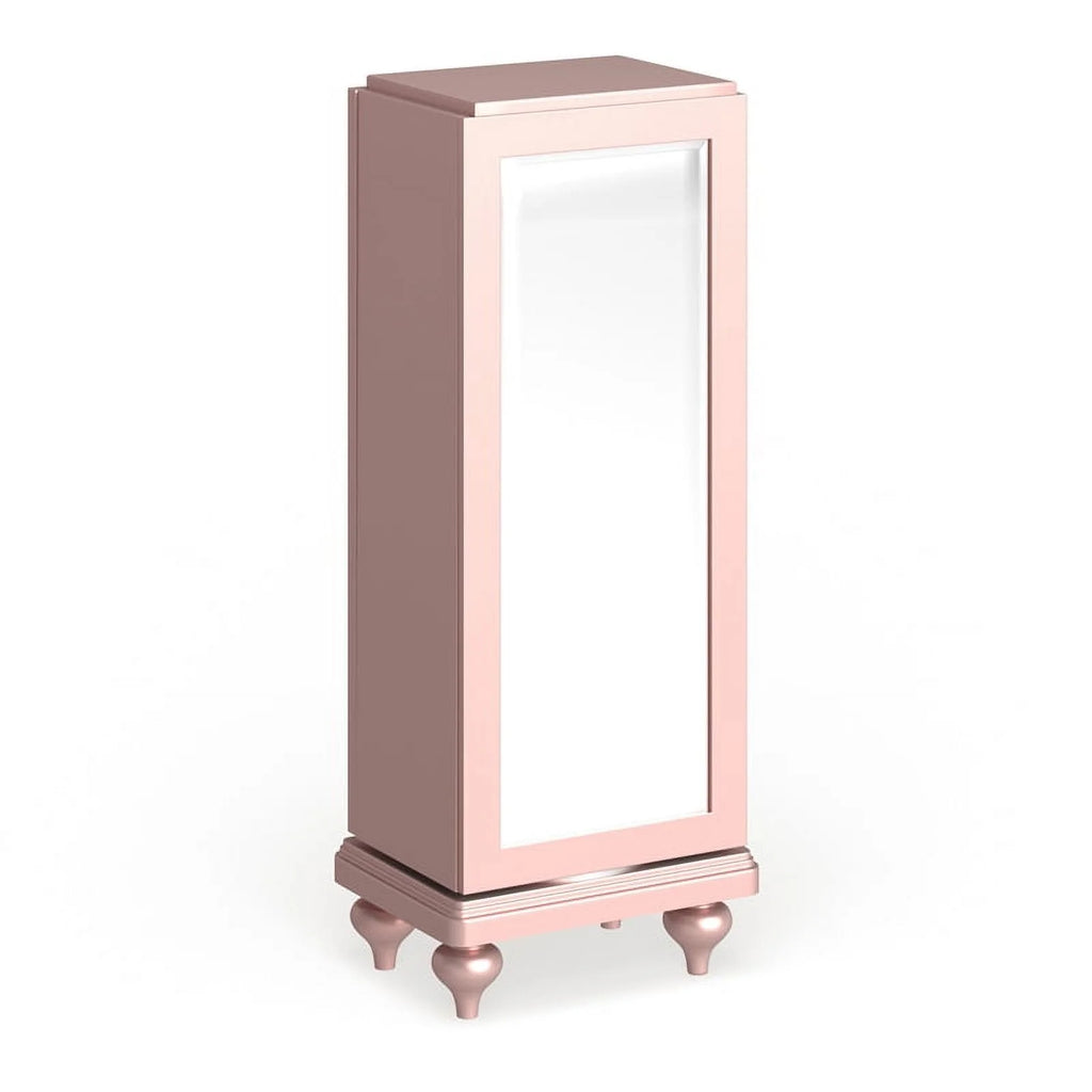 Wood Swivel Chest with Mirror V580123