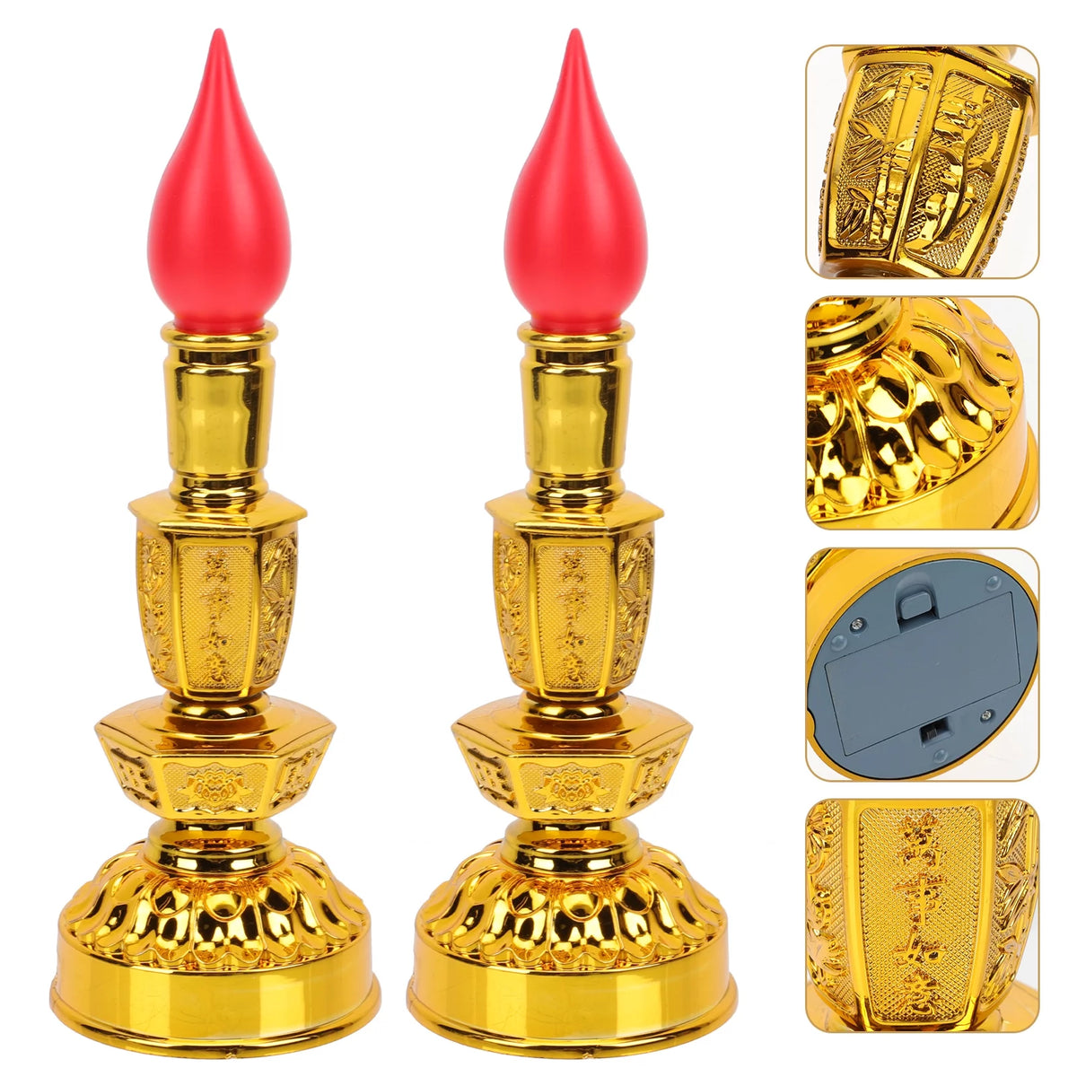 Red Flameless LED Candles Y726511