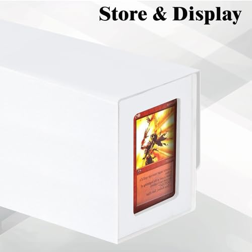 Black Magnetic Trading Card Storage Box 4 Pack W815