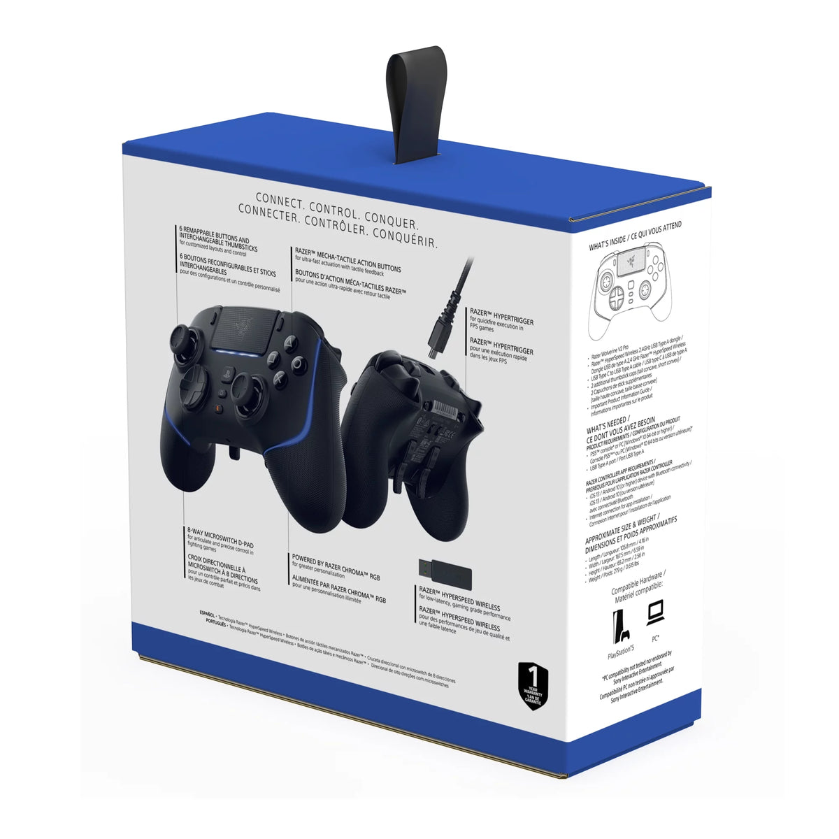 Wireless Gaming Controller for PlayStation 5, Black Q50841