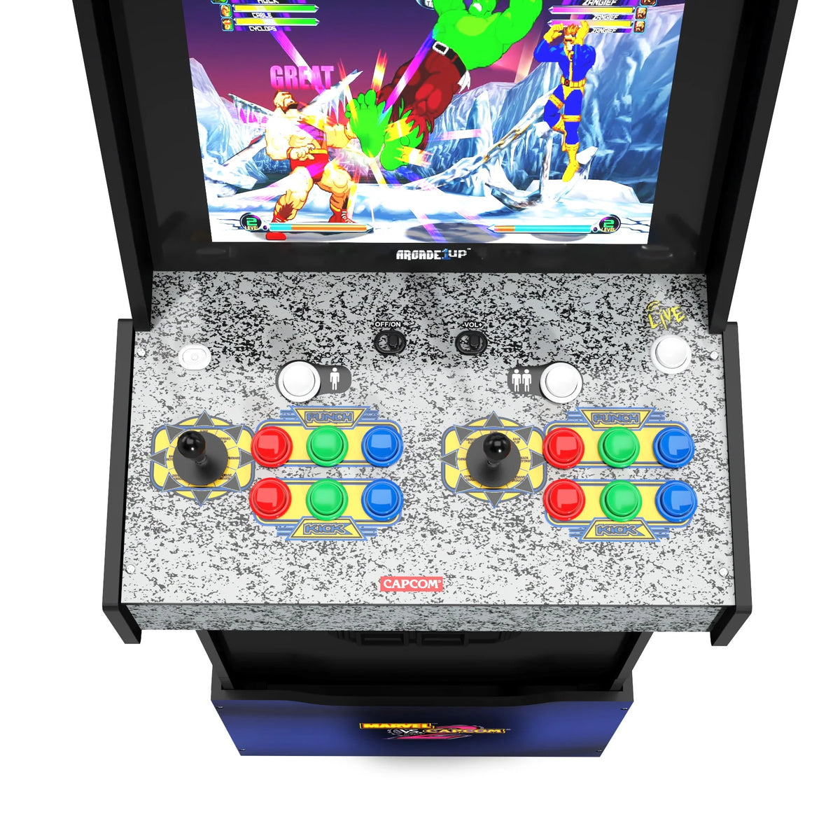 Arcade with Lit Marquee and Riser T578