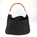 Black Synthetic Shoulder Bag P599