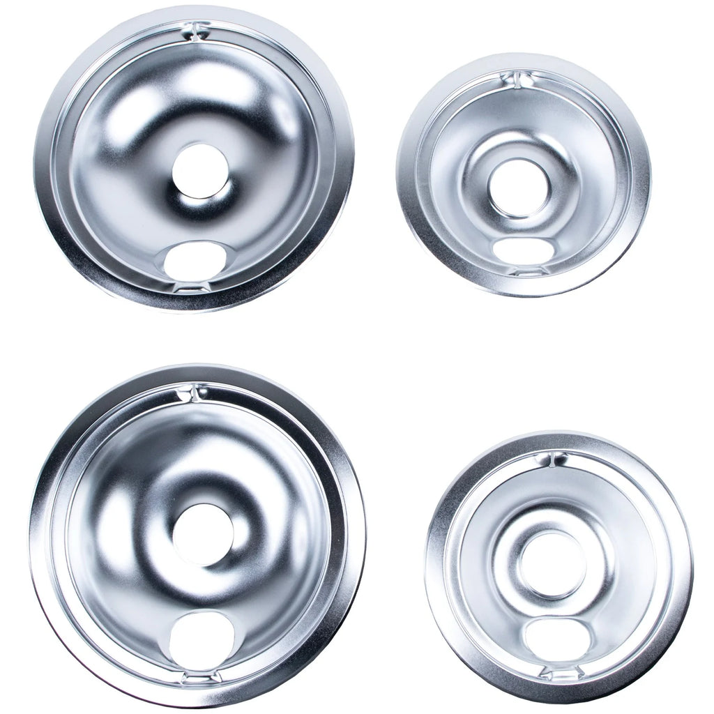 Chrome Style B 8" and 6" Replacement Drip Bowls S584