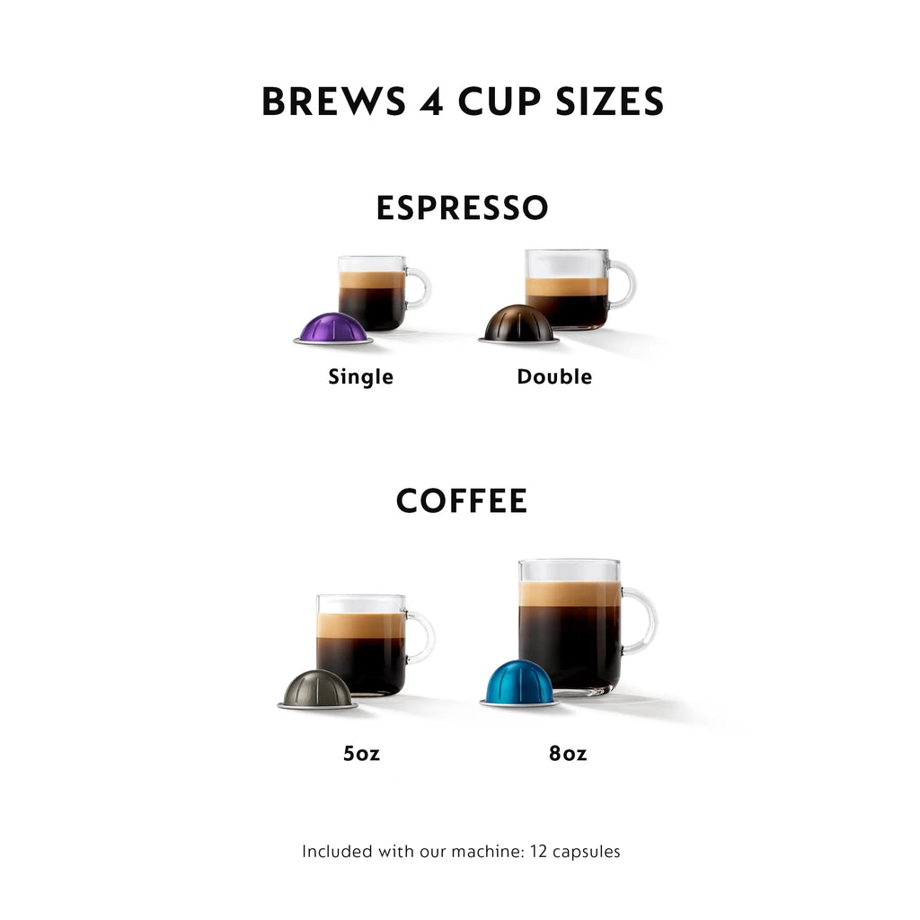 Black Coffee and Espresso Maker W1704