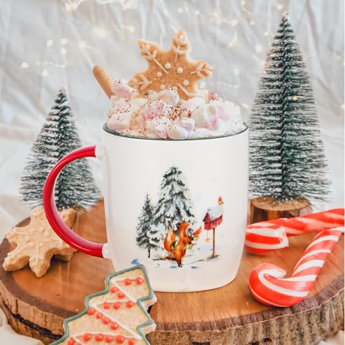 Christmas Mugs Set of 4 11Oz H90452