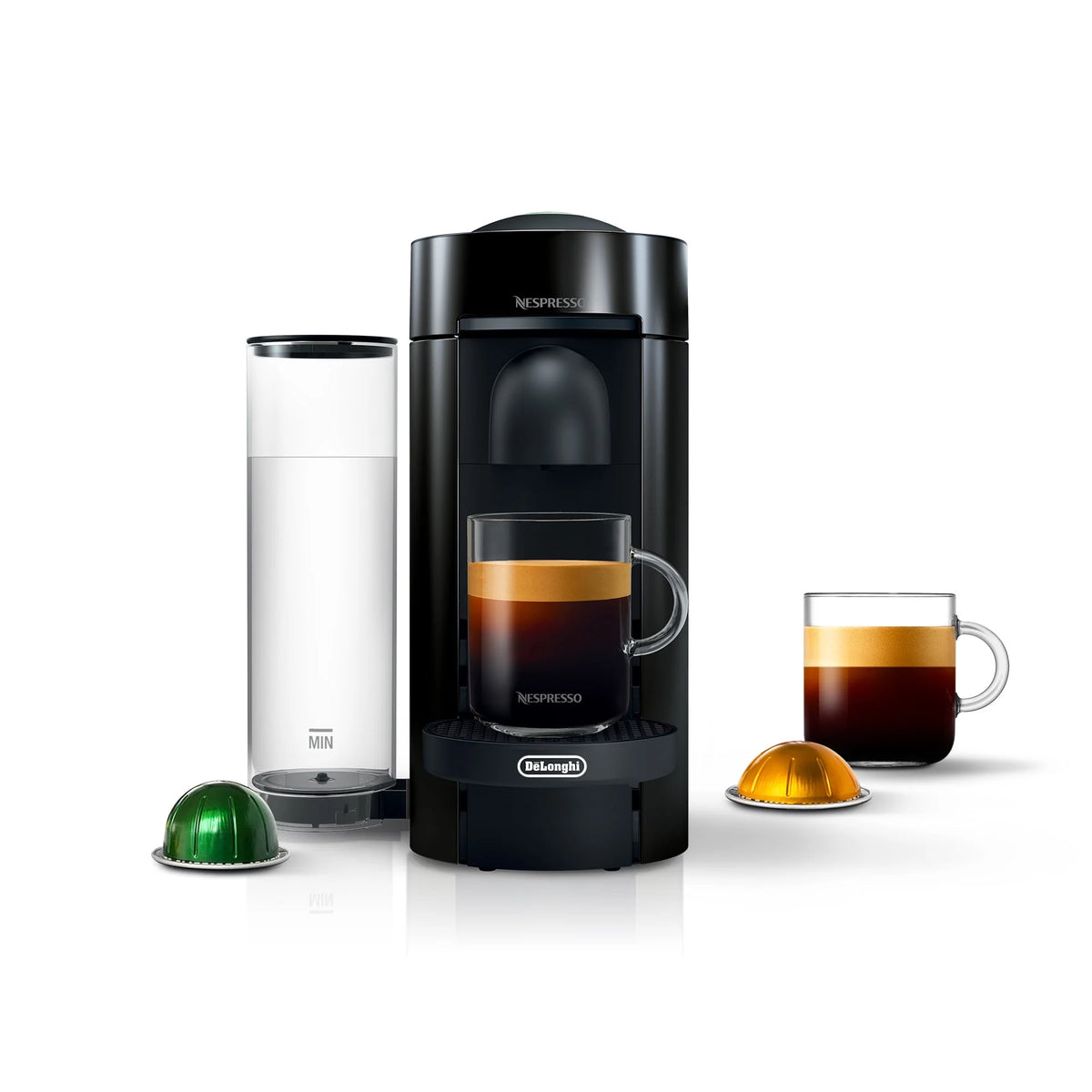 Black Coffee and Espresso Maker W1704