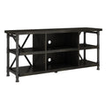 Industrial TV Stand with Metal Pipe Frame I319