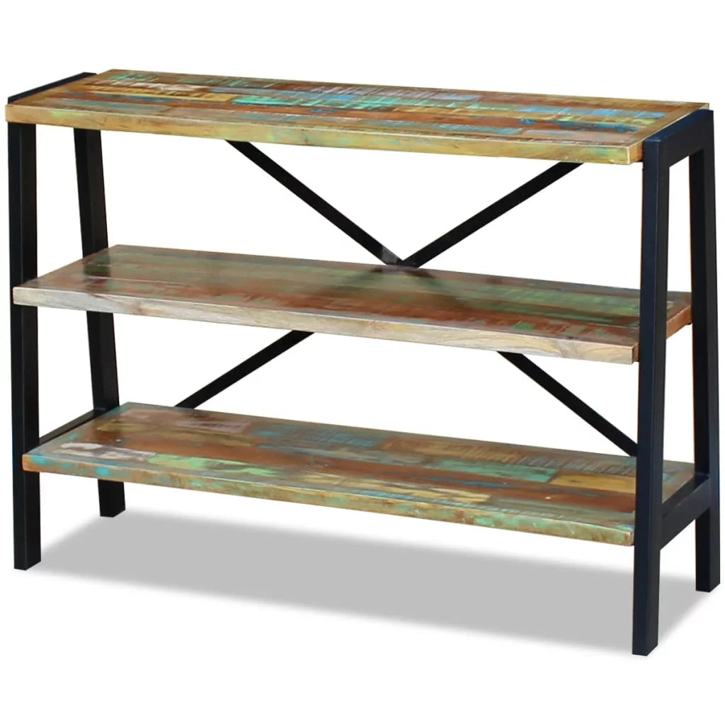 Sideboard 3 Shelves Solid Reclaimed Wood O533