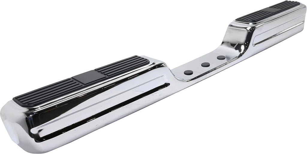 Chrome Step Bumper Face Bar with Step Pad L96073