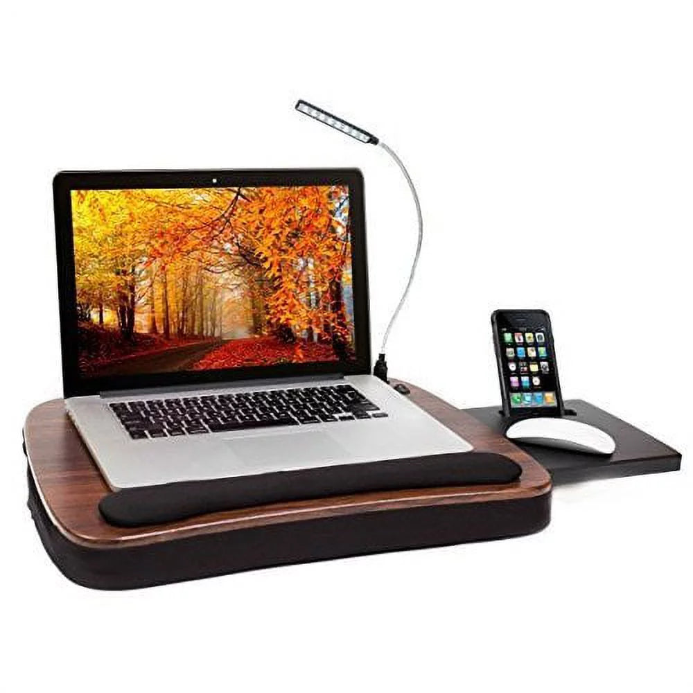 Memory Foam Lap Desk with USB Light M117