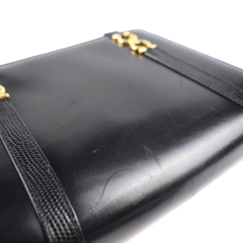 Pre-Owned Leather Shoulder Bag I466
