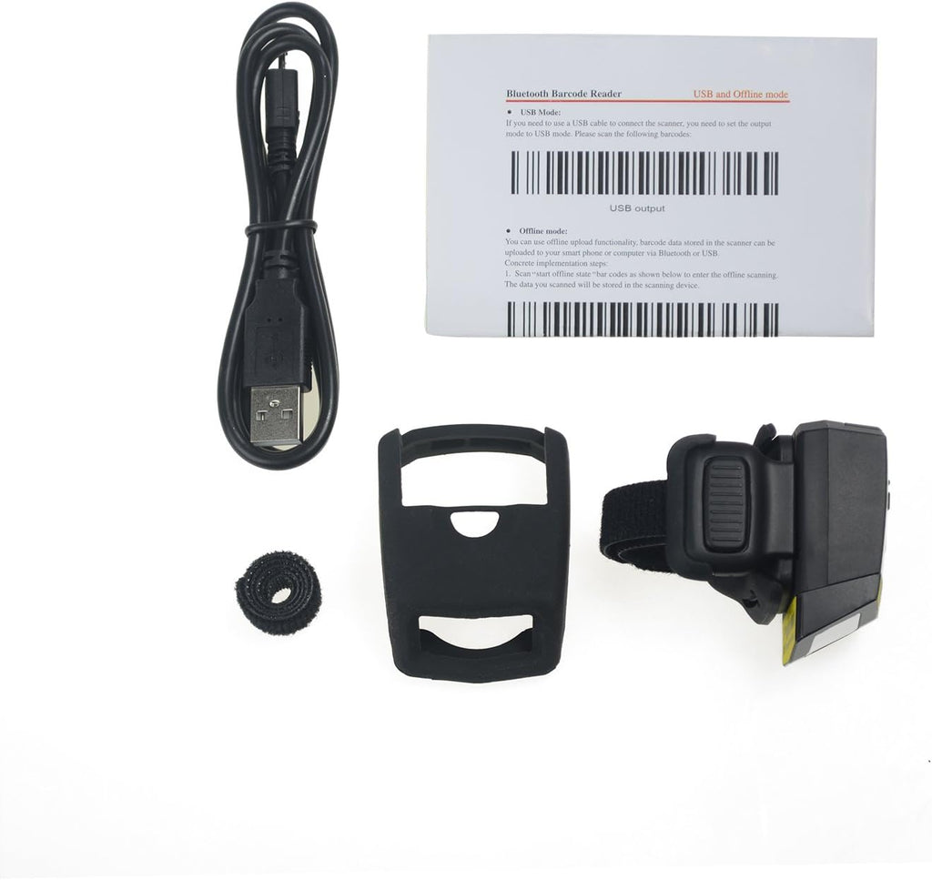 Wireless Finger Barcode Scanner J3718