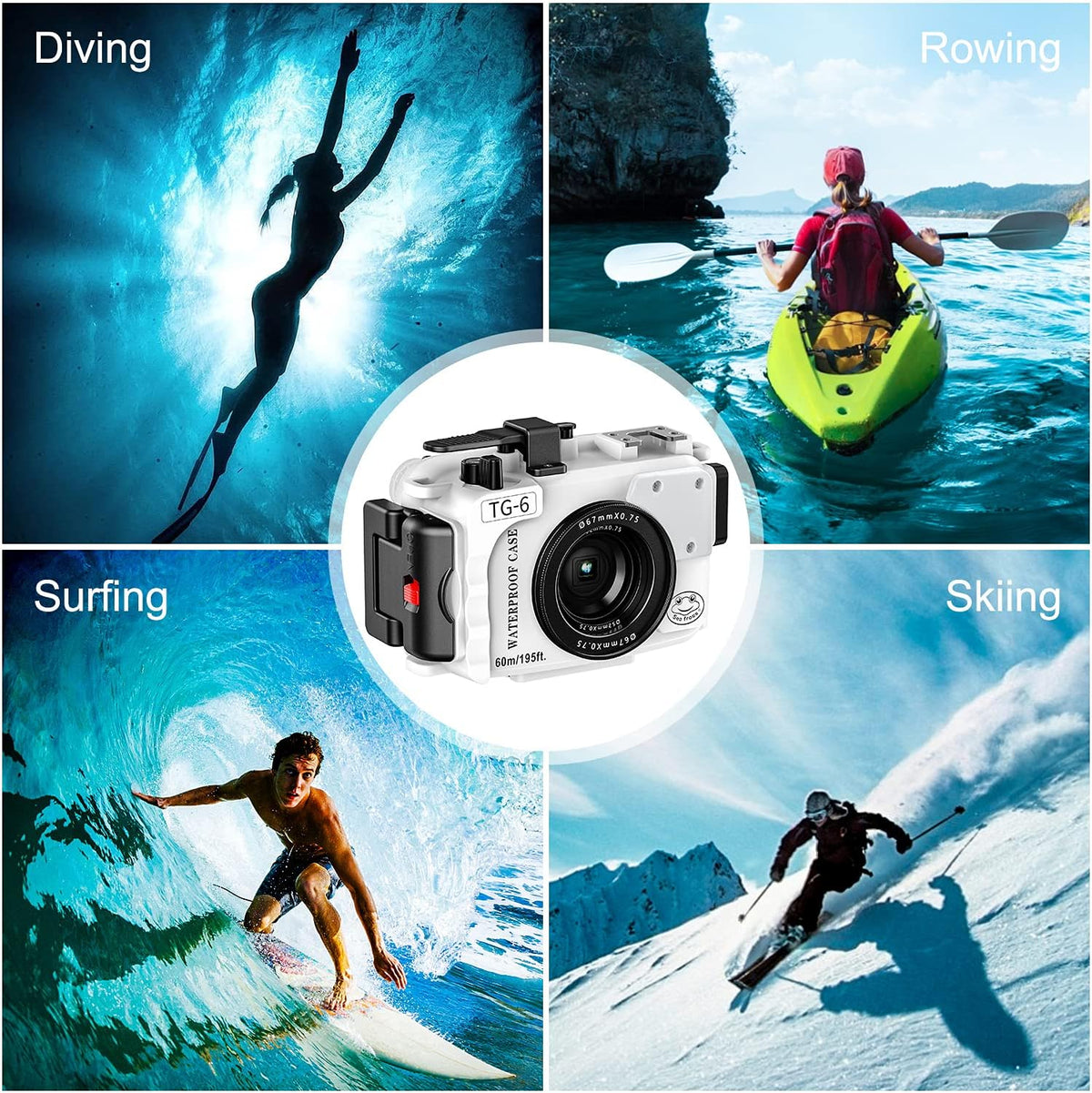 Olympus TG-6 Underwater Housing White N50806
