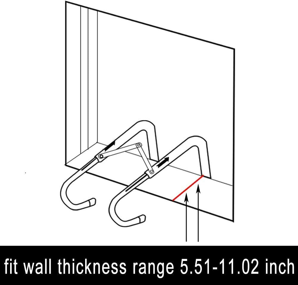 Portable Safety Ladder with Anti-Slip Rungs T906