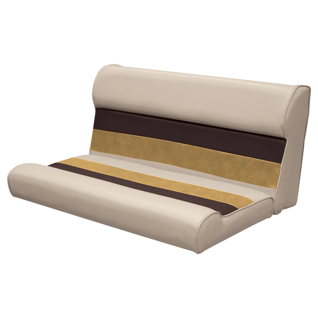 Gray Navy Blue Boat Seat and Backrest Cushion Set Q3359