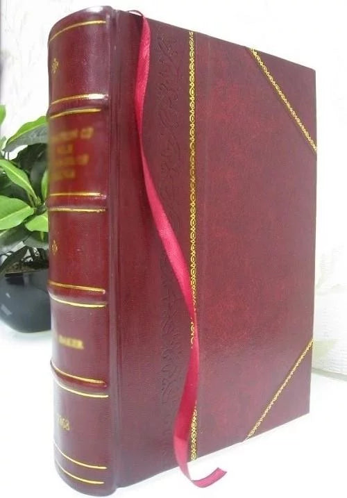 1891 Leather Bound Book A9543