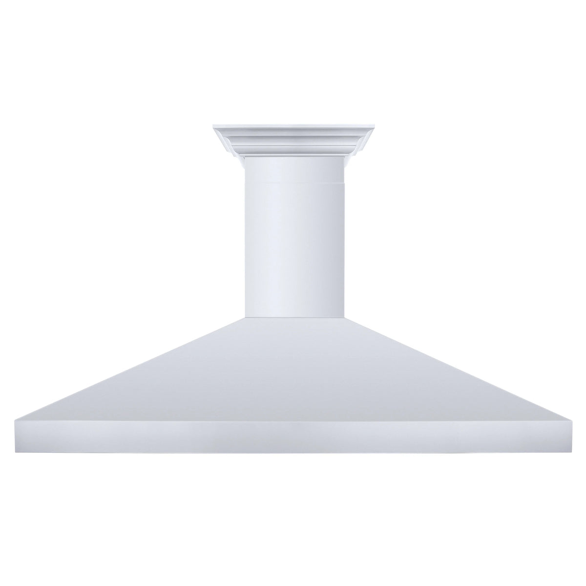 60 in. Convertible Vent Wall Mount Range Hood in Stainless Steel with Crown Molding Y4392